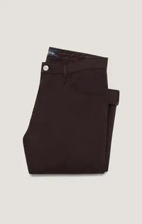 Straight Leg Pants - Burgundy Diagonal 34 Heritage