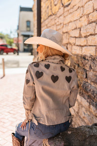 Reo Heart Leather Jacket