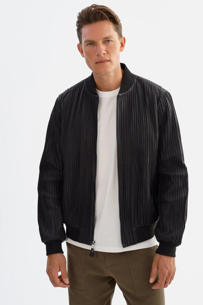Jaco Black Leather Jacket Regency