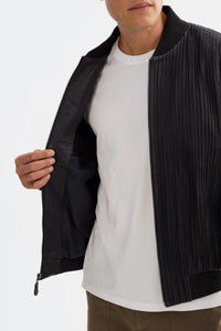 Jaco Black Leather Jacket Regency