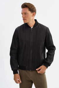 Jaco Black Leather Jacket Regency