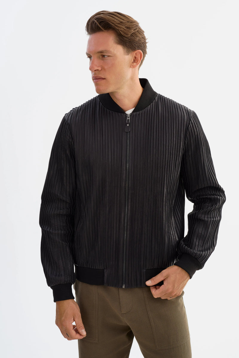Jaco Black Leather Jacket Regency