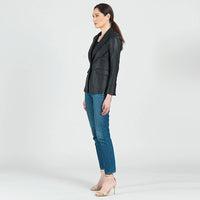 Liquid Leather™ Signature Pocket Blazer - Black