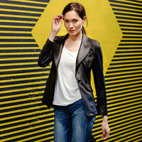 Liquid Leather™ Signature Pocket Blazer - Black Clara Sun Woo