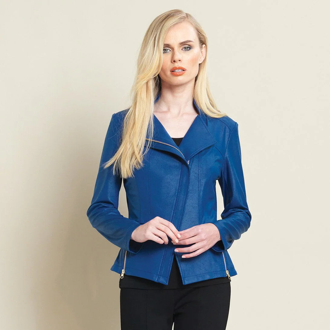 Liquid Leather™ Signature Jacket – Cobalt