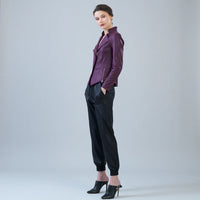 Liquid Leather™ Signature Jacket – Plum