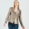 Metallic Liquid Leather™  Signature Jacket - Copper Clara Sun Woo