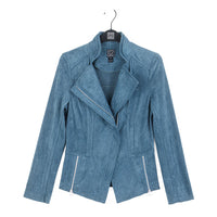 Soft Suede Signature Jacket - Blue Moss