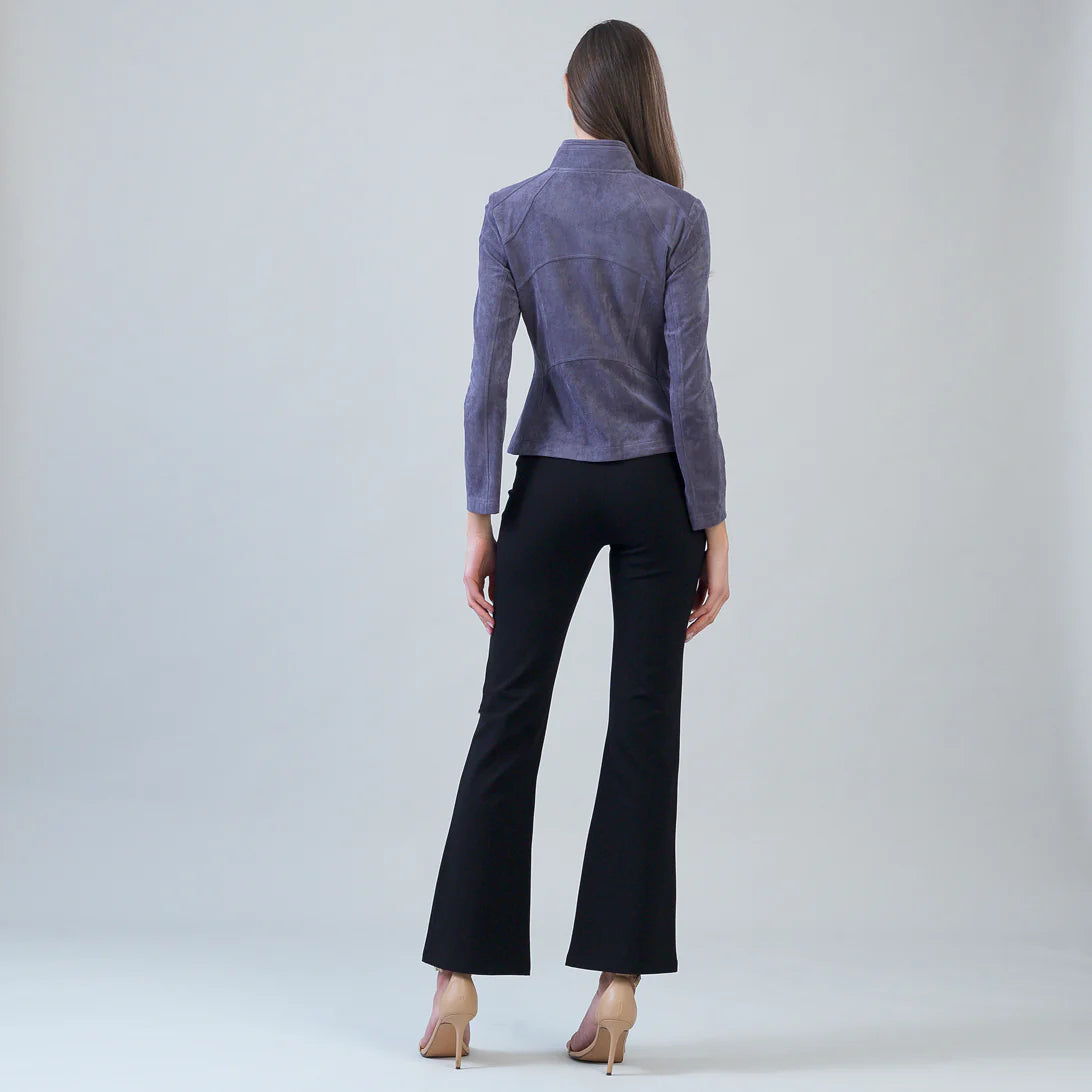 Soft Suede Signature Jacket - Violet