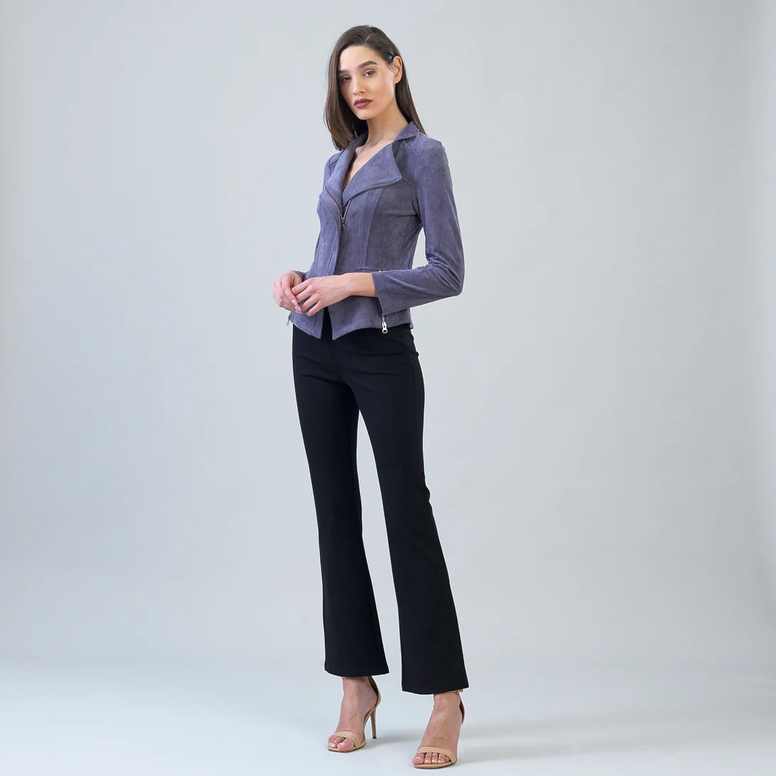 Soft Suede Signature Jacket - Violet