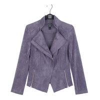 Soft Suede Signature Jacket - Violet
