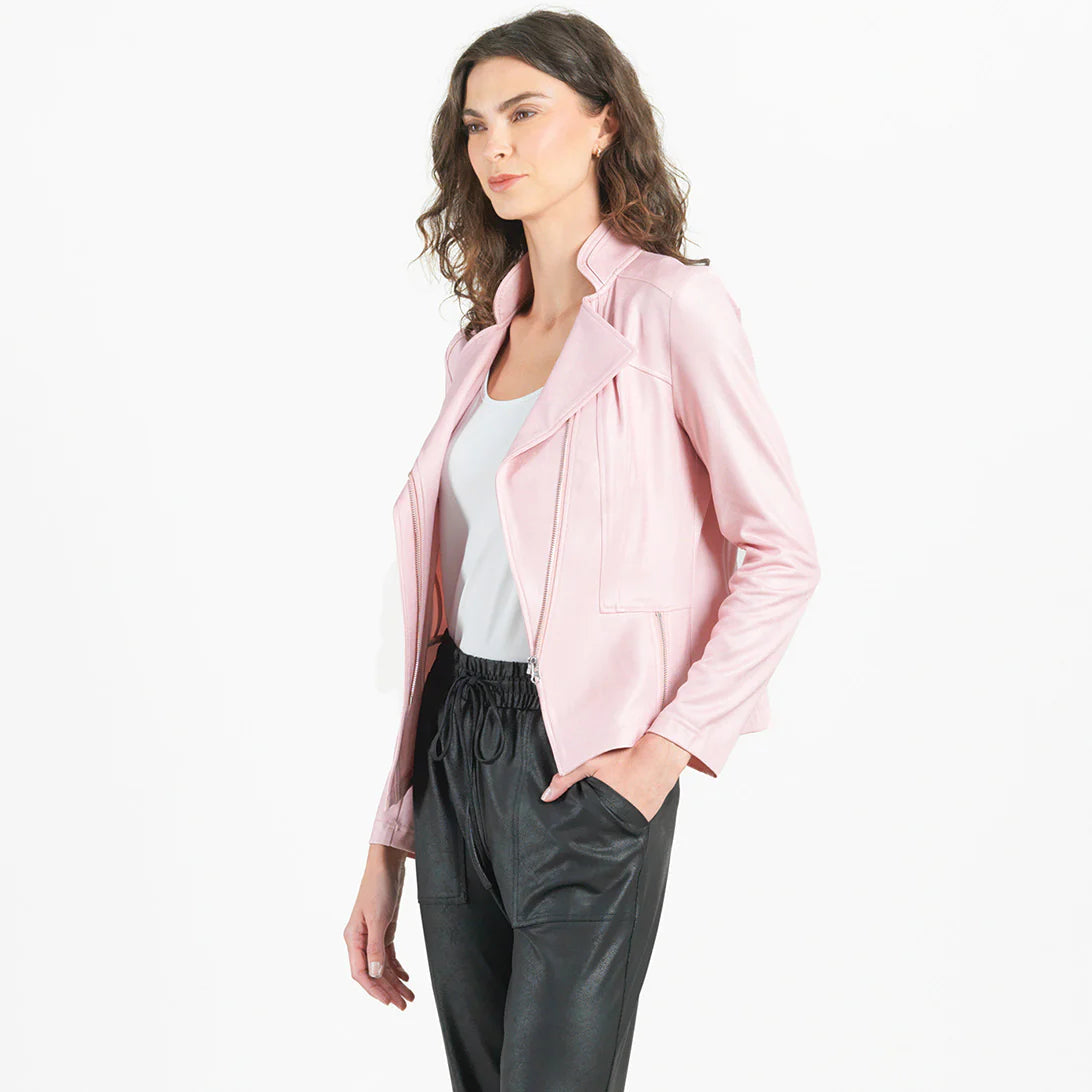 Liquid Leather™ Signature Jacket - Liquid Pink Clara Sun Woo