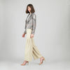 Sequin Knit Moto Jacket - Champagne Clara Sun Woo
