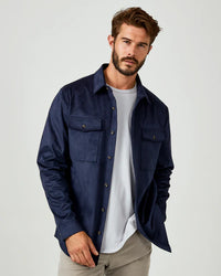 Country Road Shacket - Navy