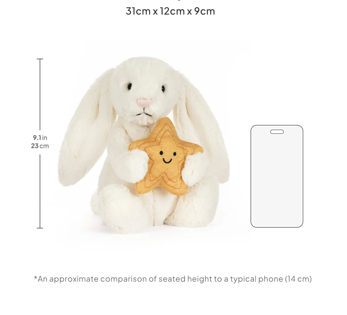 Cream Bunny with Star