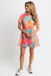 Floral Weekend Cinch Waist Dress