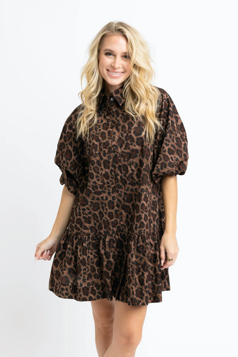 Leopard Ana Pocket Dress Karlie