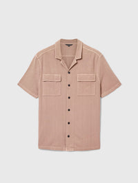 Amadora Camp Collar Shirt - Pink Sand