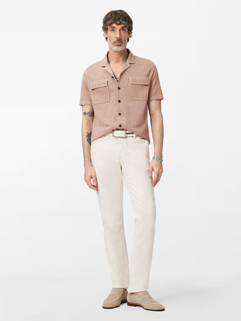 Amadora Camp Collar Shirt - Pink Sand Lansky Bros. Amadora Camp Collar Shirt - Pink Sand Lansky Bros.