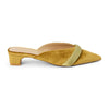 Kellan Heeled Mule - Chartreuse