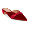 Kellan Heeled Mule - Red