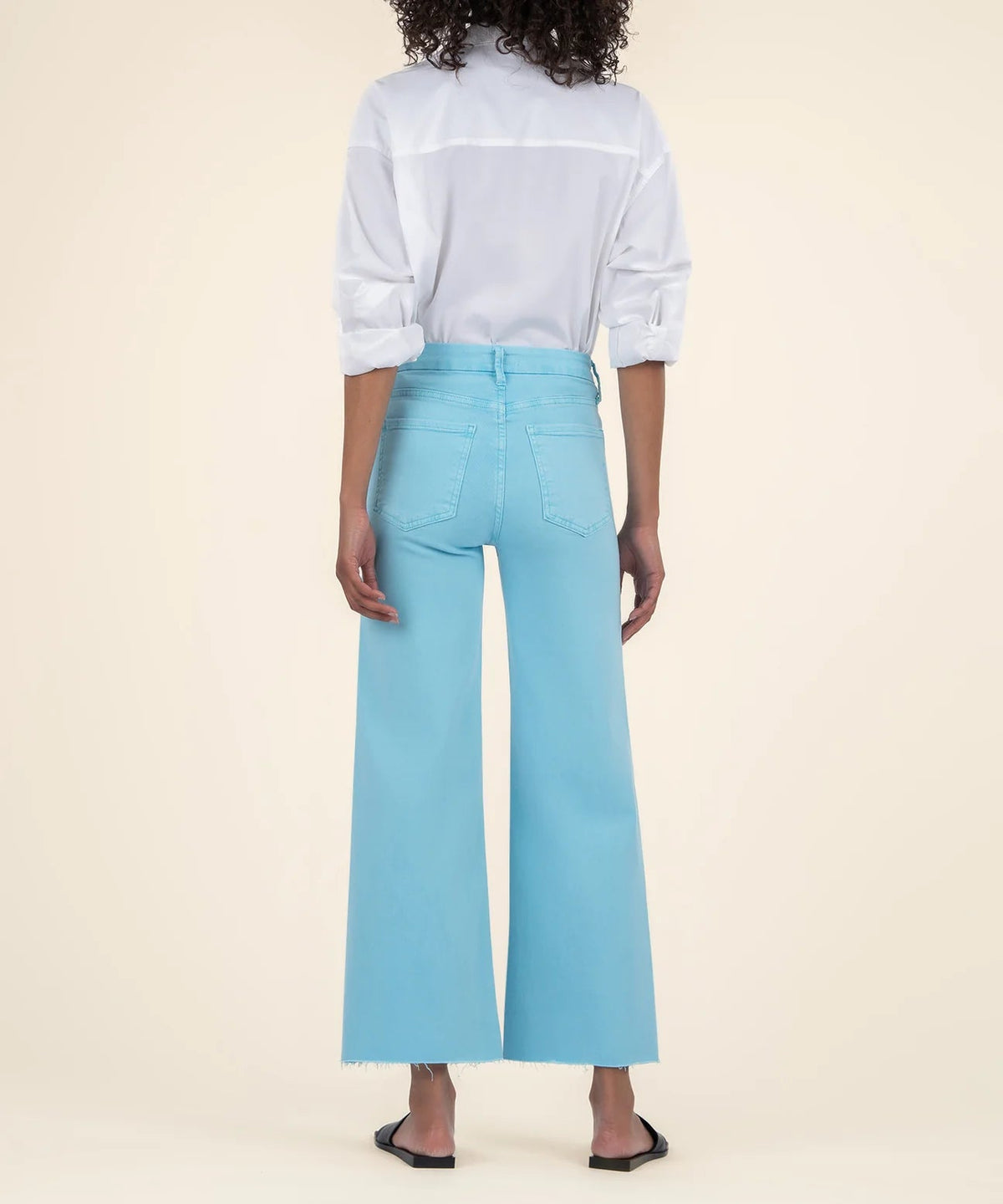 Meg High Rise Wide Leg - Capri Blue KUT