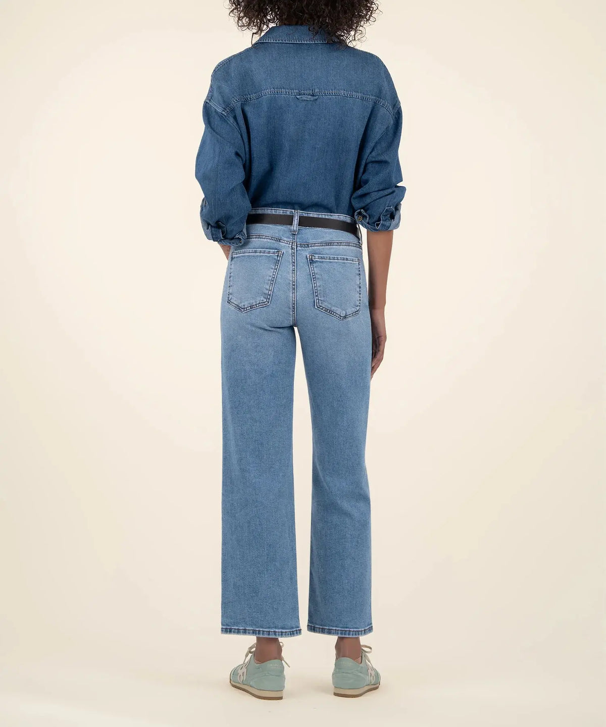 Charlotte Wide Leg  High Rise Jeans KUT