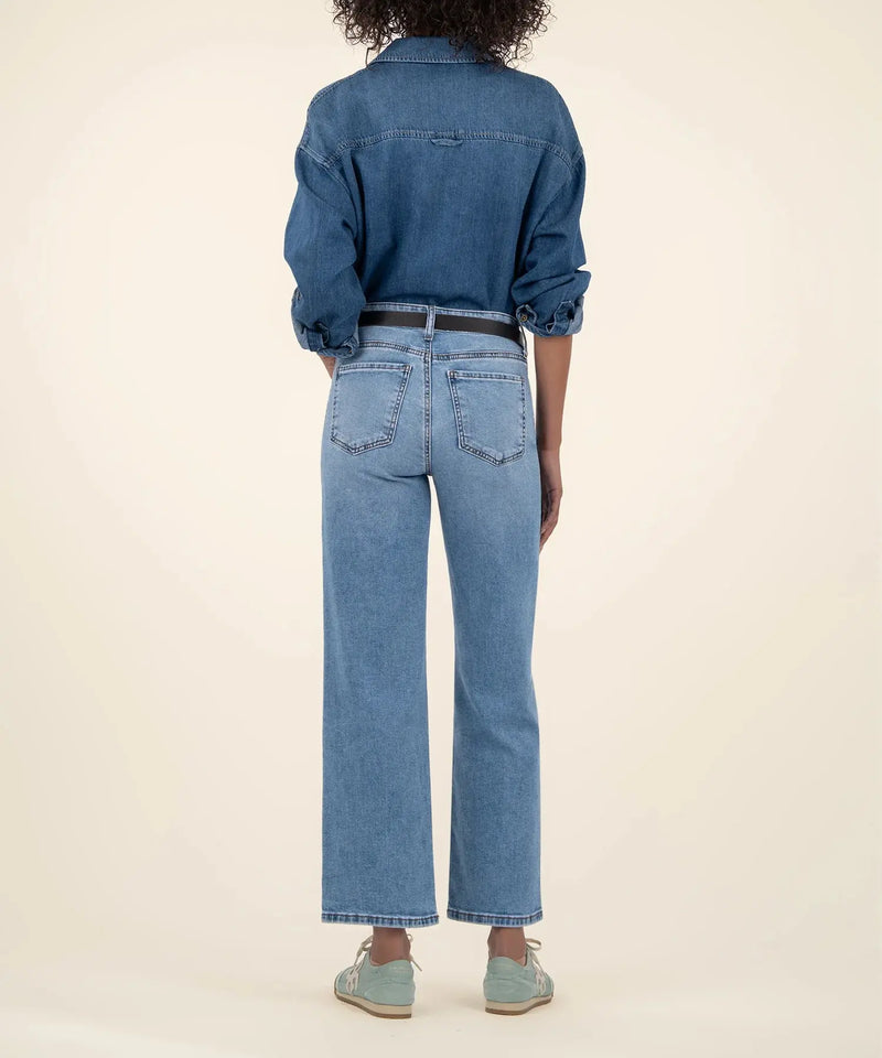 Charlotte Wide Leg  High Rise Jeans KUT