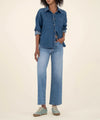 Charlotte Wide Leg  High Rise Jeans KUT