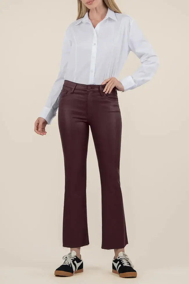Kelsey Ankle Flare - Sangria KUT