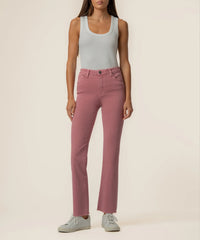 Kelsey High Rise Flare Denim - Rose Garden