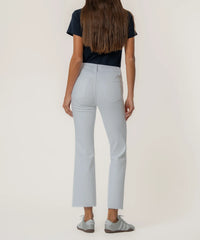 Kelsey High Rise Ankle Flare - Optic White