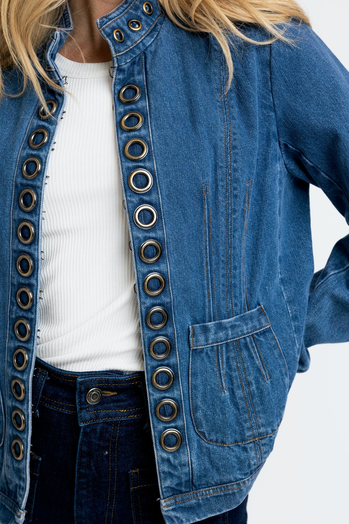 Denim Og Grommet Jacket Karlie