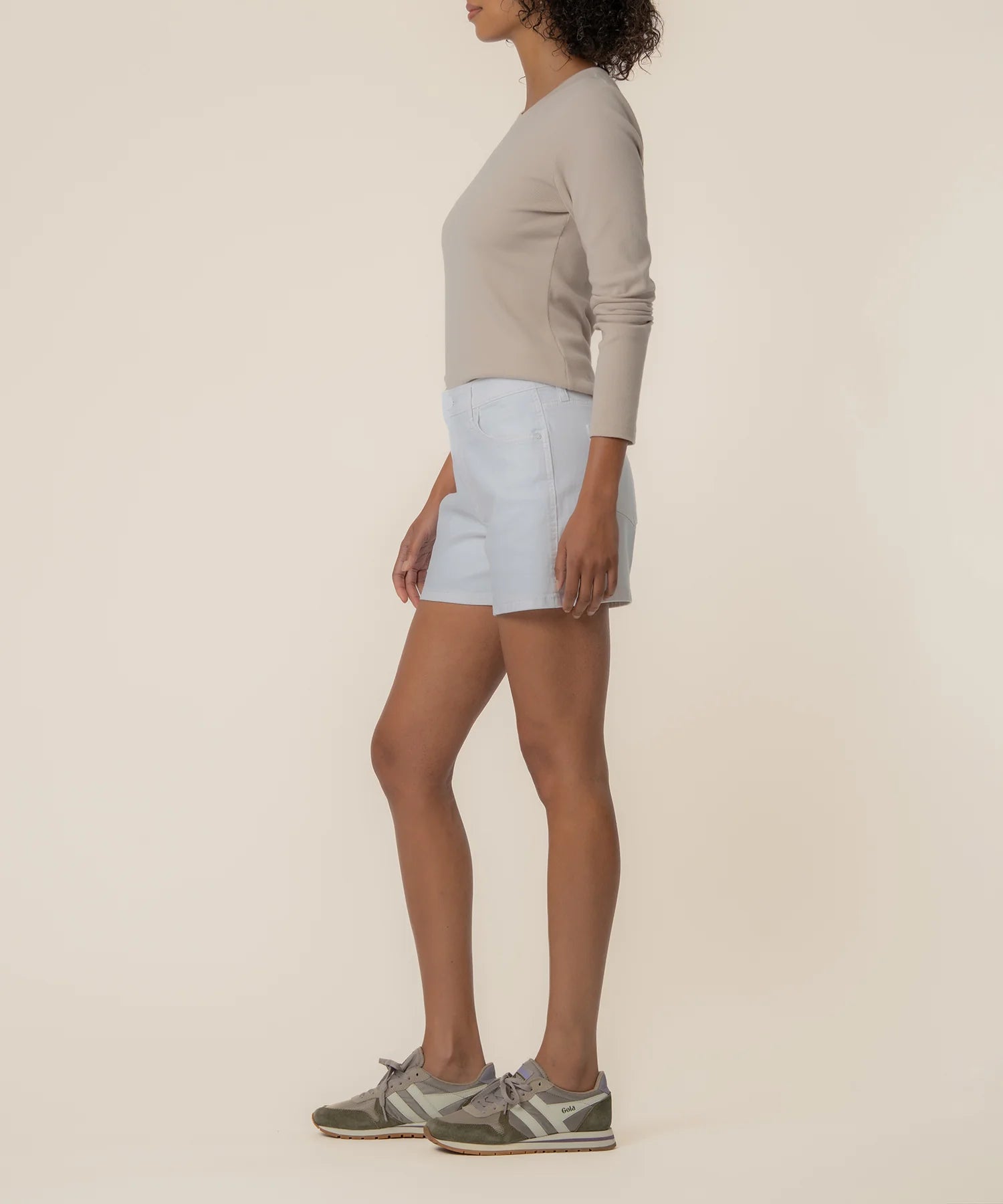 Jane High Rise Short - Optic White