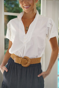 Kristina Top Celestial White