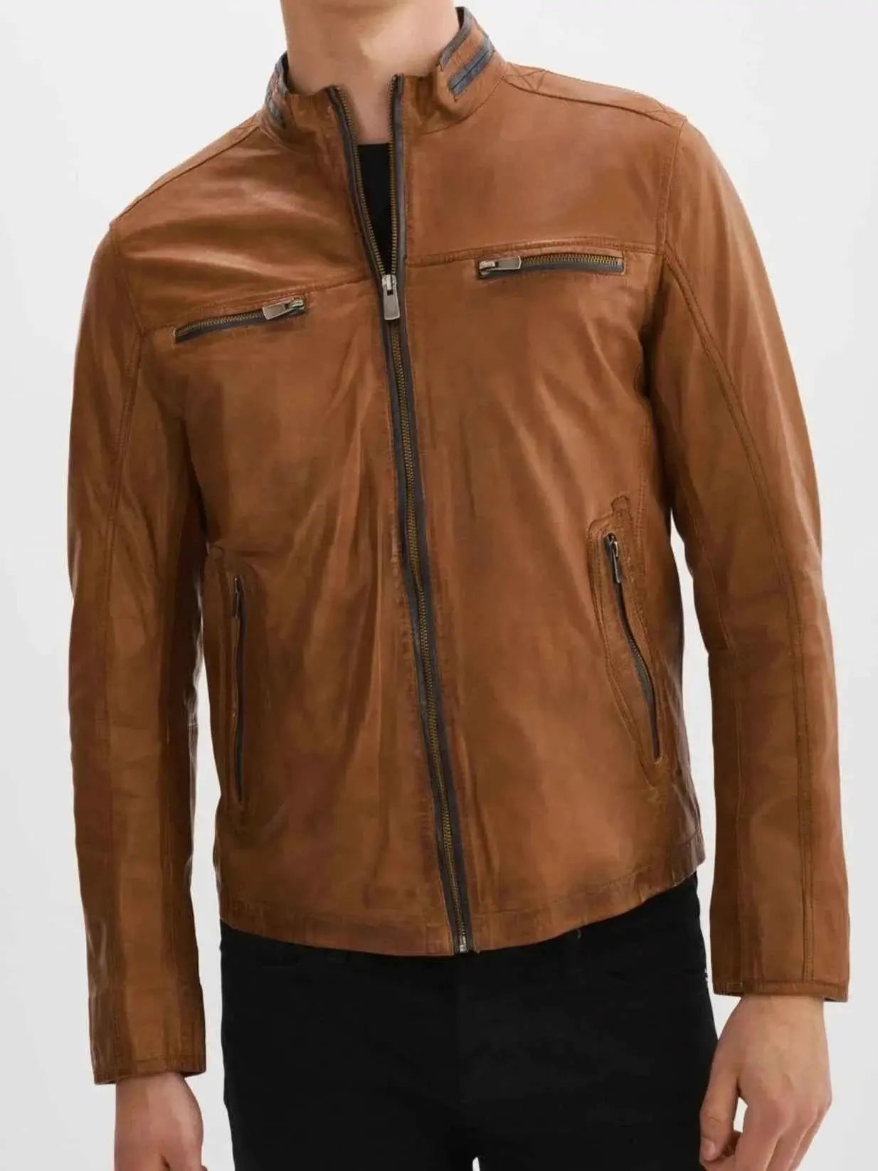 Coach bleecker leather shop jacket