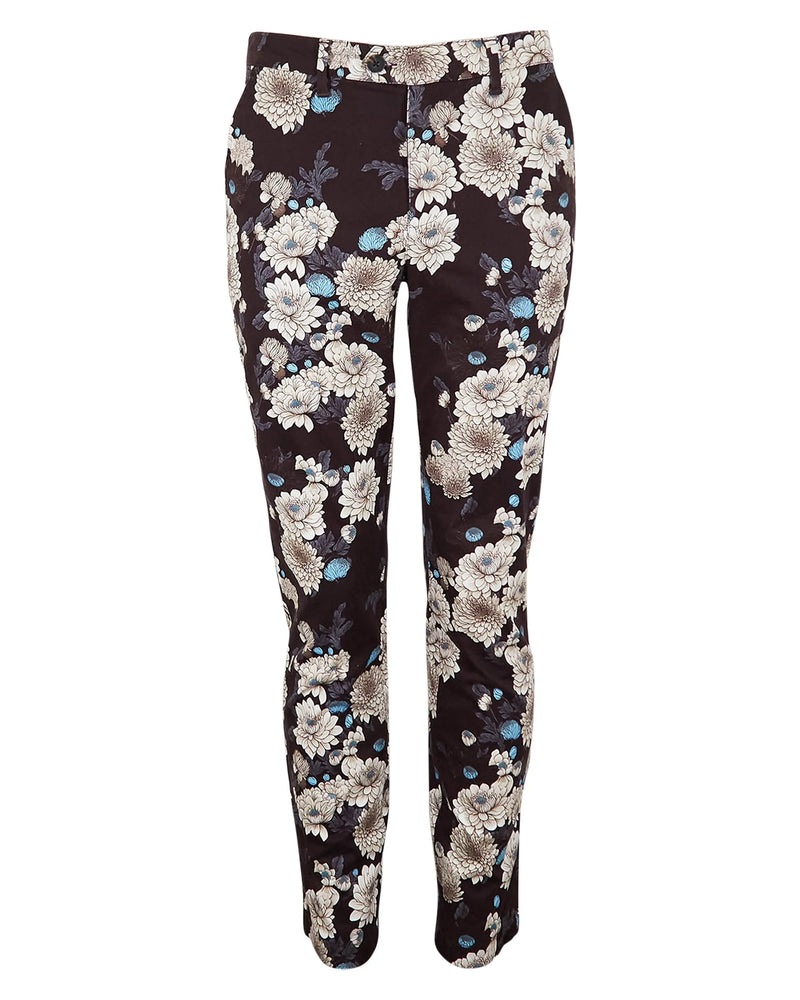 Jack Serious Floral Pant - Black Lords of Harlech