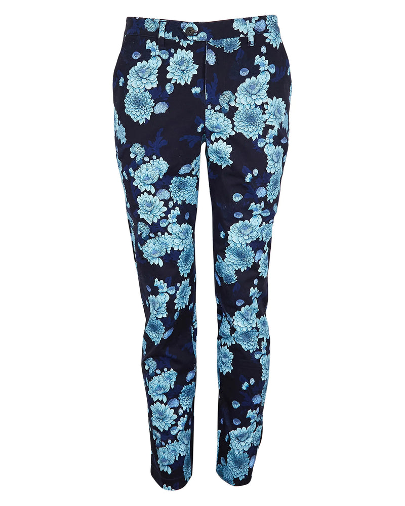 Jack Serious Floral Pant - Navy Lords of Harlech