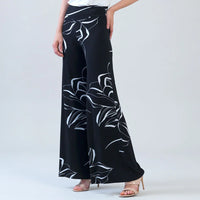 Signature Wide Leg Palazzo Pant - Floral Outline