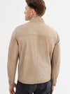 Lucio Leather Jacket- Stone