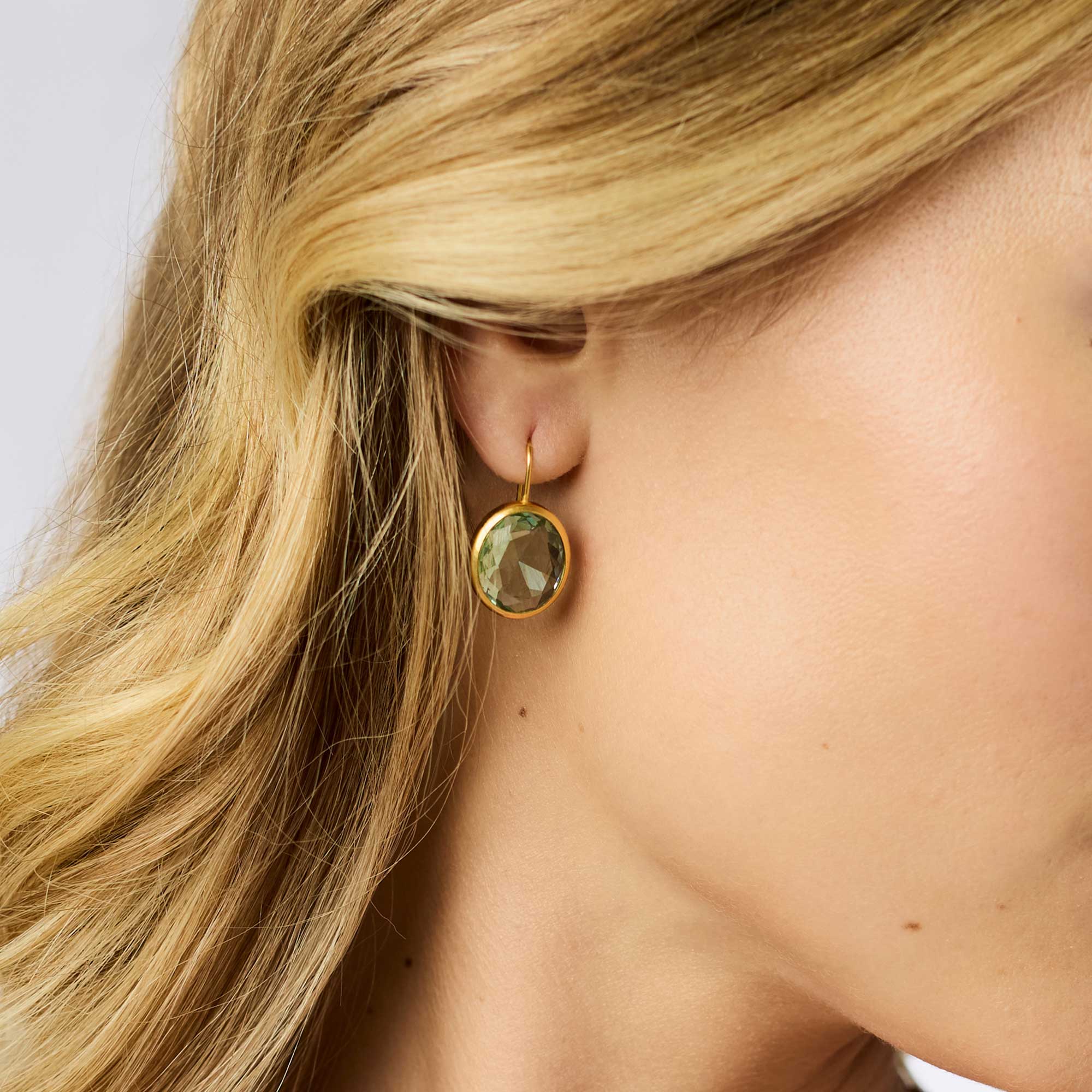 Laguna Stone Earring - Clear Crystal