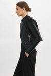 AZRA Leather Jacket - Black