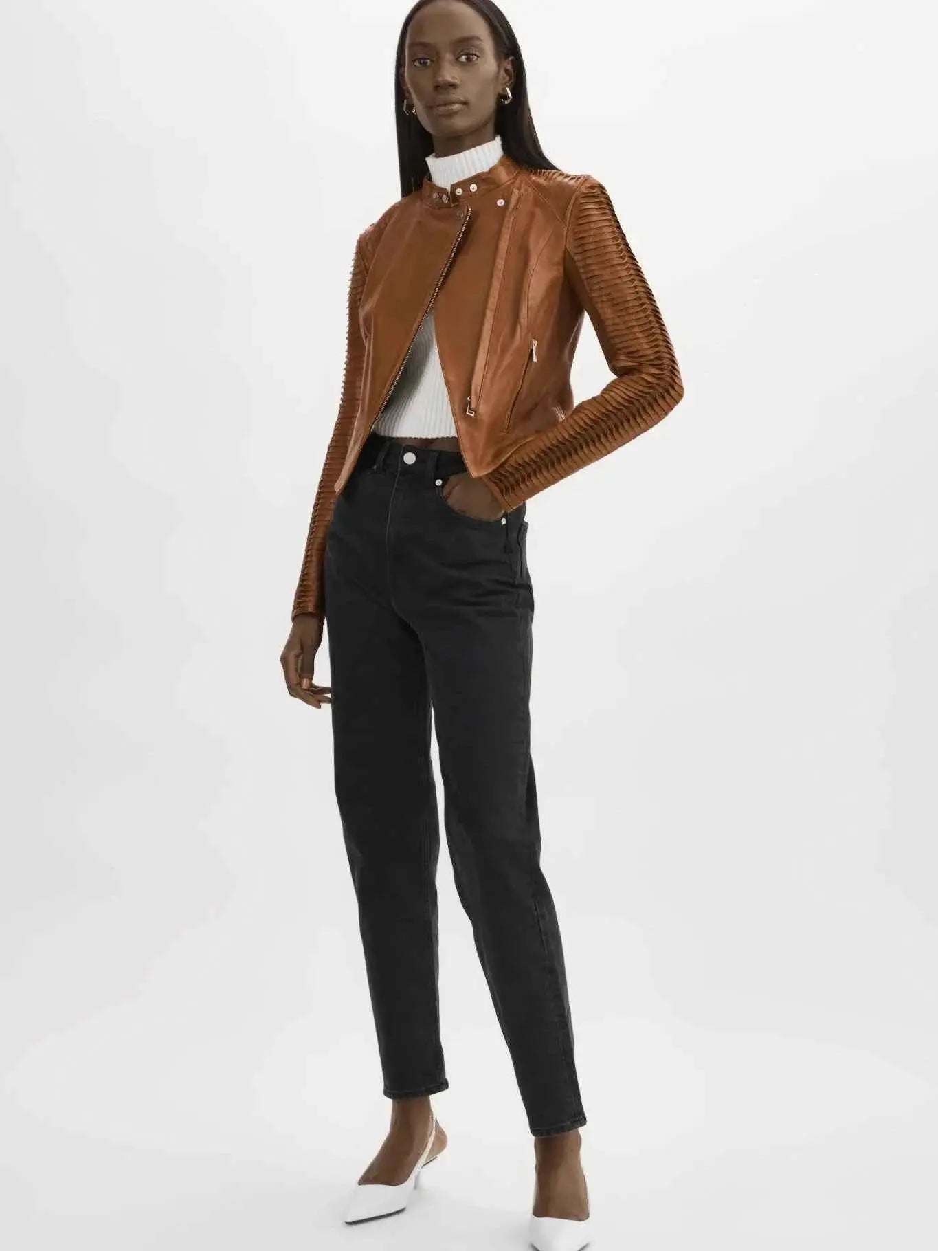 Zara top striped jacket