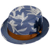 Leaves Pork Pie Cloth Hat