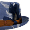 Leaves Pork Pie Cloth Hat