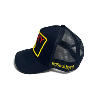 Lucky Duck Trucker Hat - Indigo