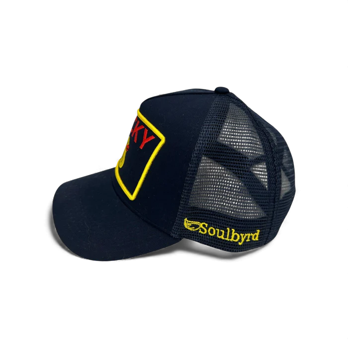 Lucky Duck Trucker Hat - Indigo