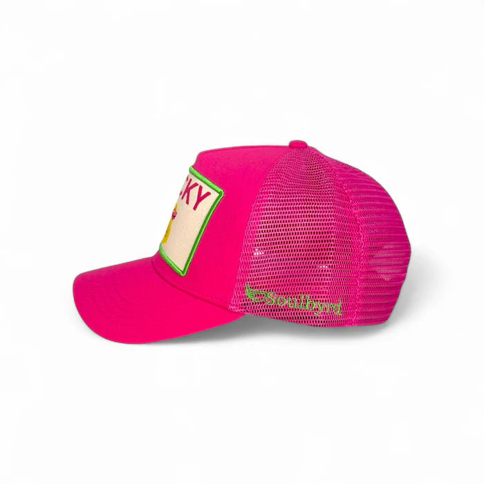 Lucky Duck Trucker Hat - Pink