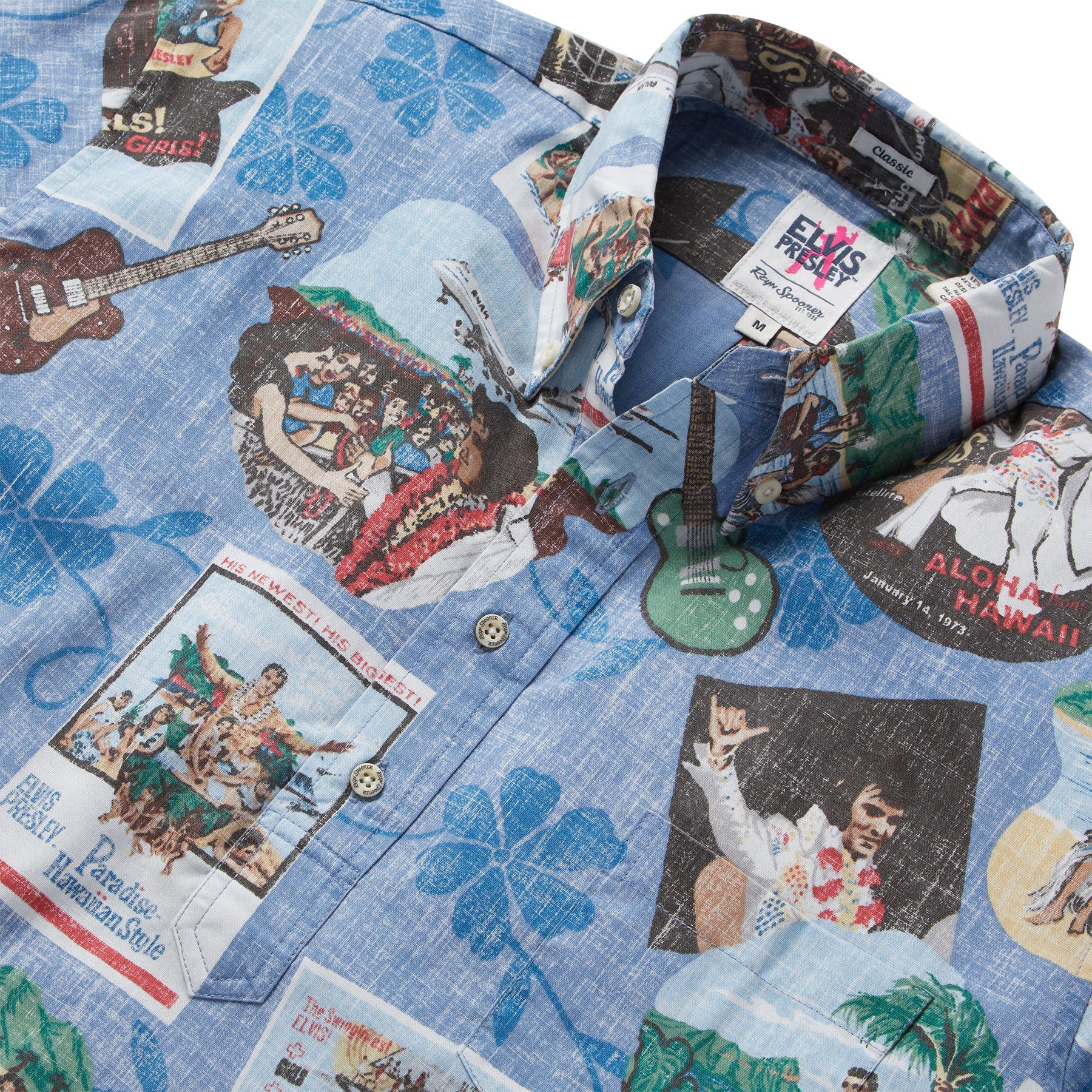 Elvis in Hawaii Pullover - Lansky Bros. | Reyn Spooner