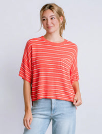 Tira Tee - Coral